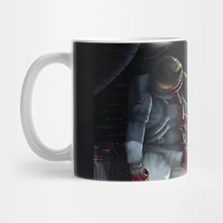 cute little murderous astronaut game Mug